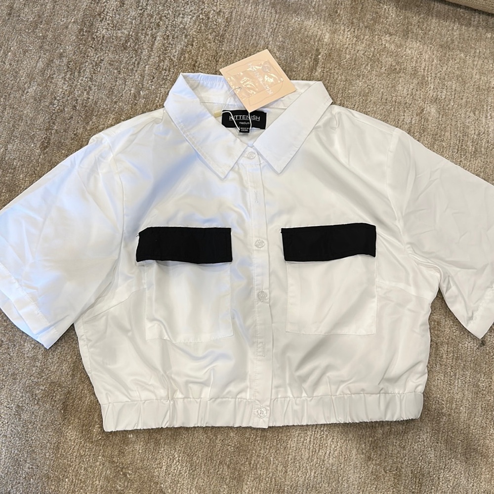Kittenish Utility Crop Top